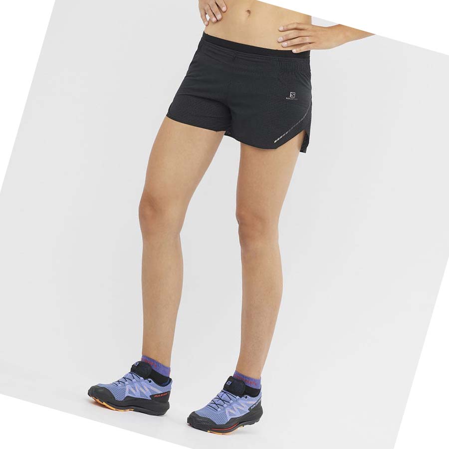 Bermudas Salomon SENSE AERO 3'' Mujer Negros | MX 2340JPQ